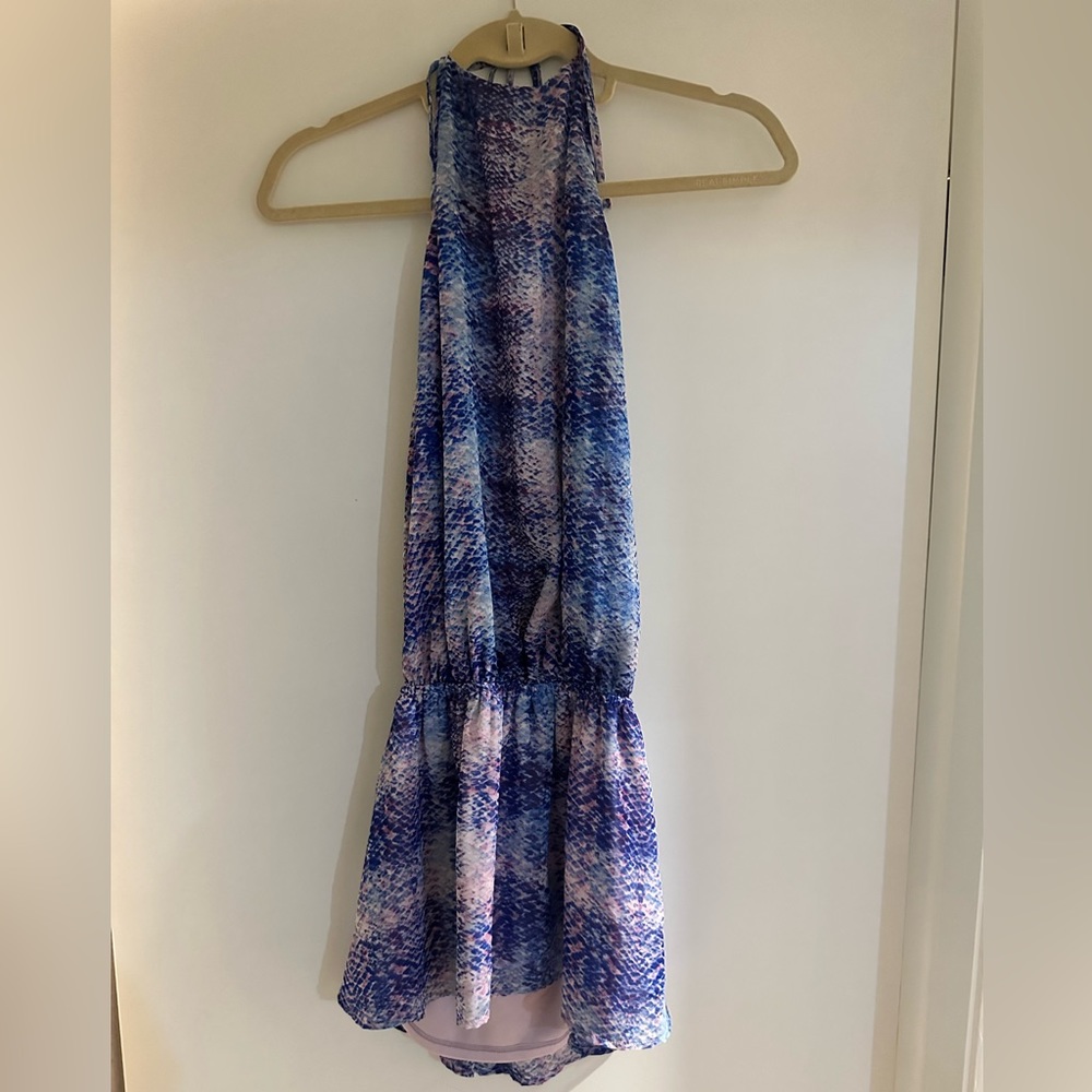 Show me your mumu halter snake print dress